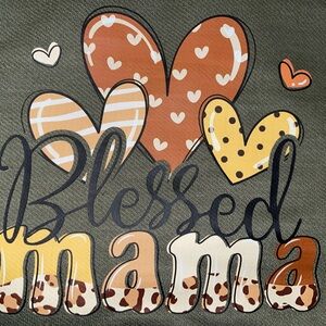 Blessed Mama Graphic Tee - Sweater